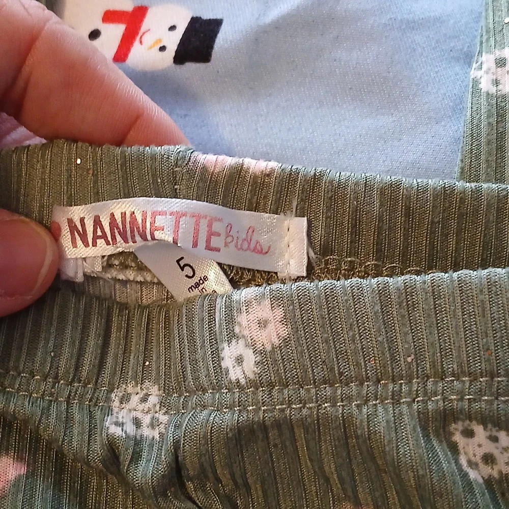 Nannette kids girls floral leggings 5